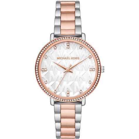 michael kors mk4667|two tone mk watch.